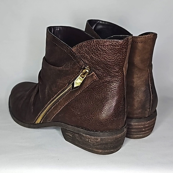 FERGIE ▪︎ MILESTONE BROWN BOOTIES ▪︎ SIZE 8.5 - Picture 7 of 12